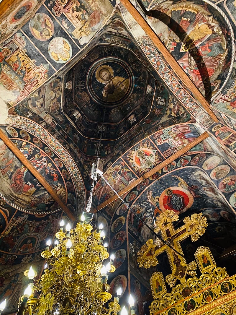 Biserica Mănăstirii Tismana - arhitectură bizantină